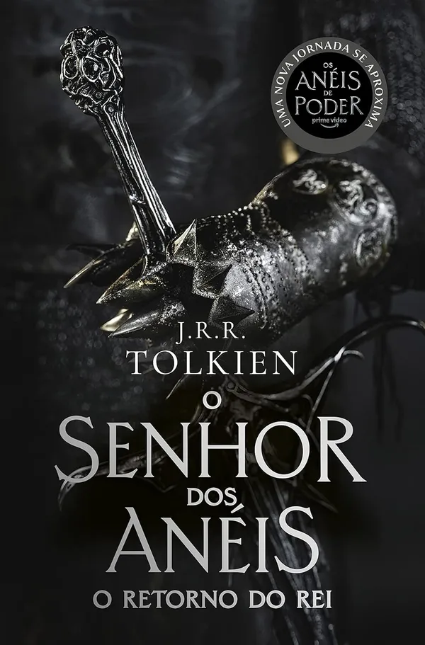 Capa do livro O Retorno do Rei, volume três de O Senhor dos Anéis
