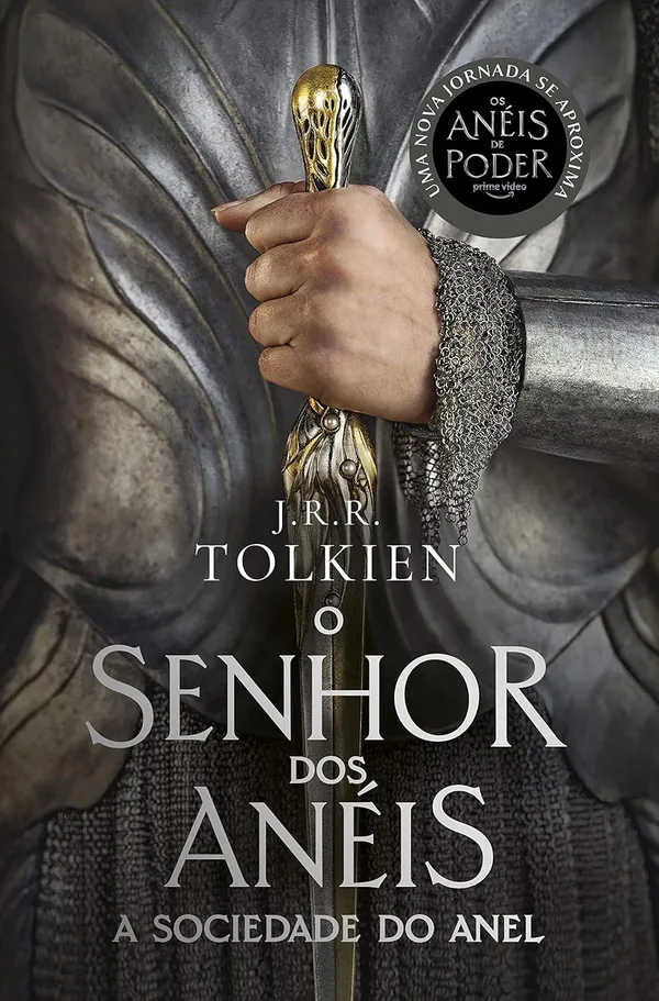 Capa do livro A Sociedade do Anel, volume um de O Senhor dos Anéis